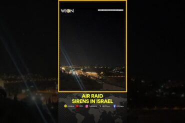 Air Raid Sirens Sound In Jerusalem As Israel Declares State of Emergency | WION Shorts