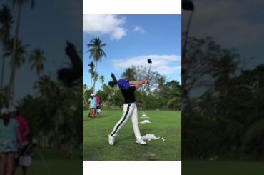 笹生優香選手のスイング