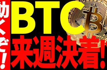 【仮想通貨】ビットコイン来週決着で大きく動く⁉︎今後の値動きから目を離すな！