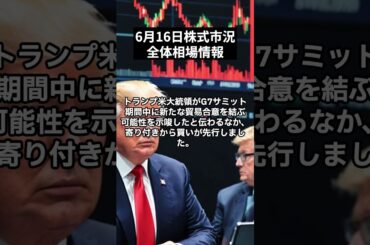 6月16日｜日経平均株価は大幅反発　値がさハイテク株が上昇し指数を押し上げる｜日経平均株価をプロが解説！#shorts  #株 #株式投資 #株式投資初心者 #投資