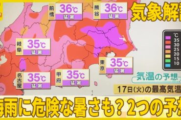 【予報士解説】異例…梅雨に危険な暑さも？2つの予想『バンキシャ！』