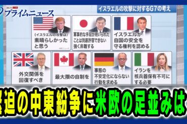 【中東危機に米欧の足並みは】トランプ×中東紛争 G７の意義とは 杉山晋輔×ジョセフ・クラフト×伊藤さゆり 2025/6/17放送＜後編＞