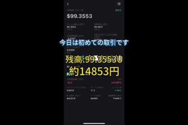 借金（100U）で暗号通貨を取引し、毎日更新。破産した場合は更新停止