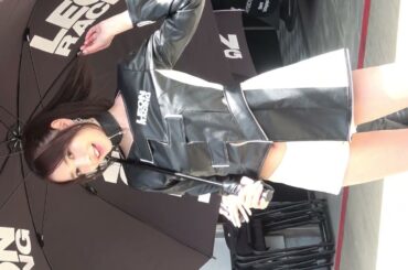 2025 SUPER GT Rd.2 FUJI #65 森本優香 LEON RACING LADY 予選日ピットウォーク レースクイーン 4K