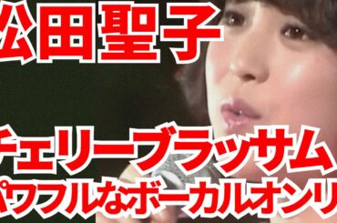 アカペラ!!!! 松田聖子 チェリーブラッサム オケを消して歌声だけにしてみました！パワー全開な歌姫の迫力をお聴き下さい アカペラ デビュー45周年