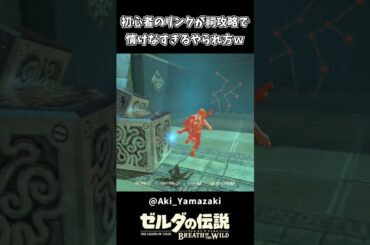 祠攻略で情けないゲームオーバーする初心者リンクｗｗ【ゼルダの伝説 ブレス オブ ザ ワイルド】