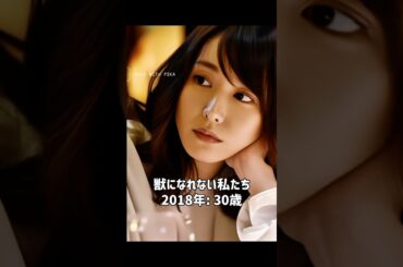 「ニコラから結婚まで｜新垣結衣の美しすぎる成長記録　#shorts