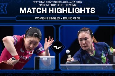 Miwa Harimoto vs Xiaona Shan | WS R32 | WTT Star Contender Ljubljana 2025