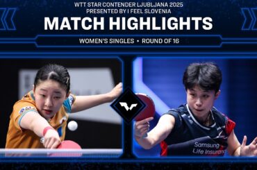 Miwa Harimoto vs Joo Cheonhui | WS R16 | #WTTLjubljana 2025