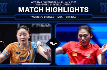 Miwa Harimoto vs Chen Yi | WS QF | #WTTLjubljana 2025