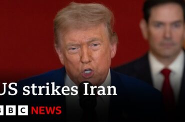 US bombs Iran nuclear sites and Tehran warns of 'everlasting consequences' | BBC News