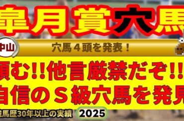 皐月賞2025穴馬予想