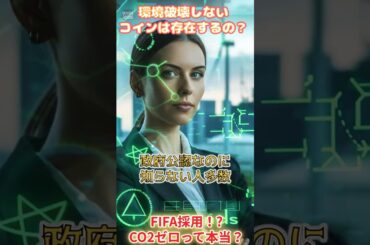 FIFAが採用!!環境にやさしいコインと噂だが、真実は？ #Algorand #FIFA #CBDC #環境配慮 #親子学習 #政府採用