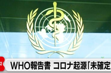 WHO新型コロナの起源「結論まだ出ず」