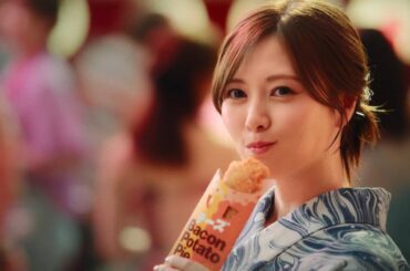 白石麻衣  マクドナルド チーズベーコンポテトパイ「いつものパイとあなどるなかれ」篇 TVCM