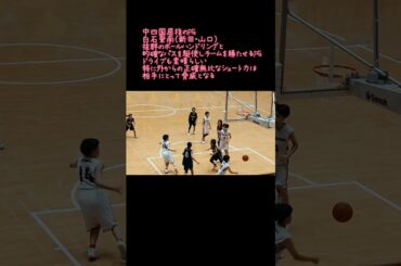 中四国屈指のPG　白石聖南（新田・山口）