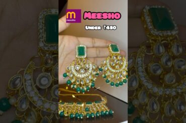 Meesho jewellery haul 😍 #meesho #messhohaul #shorts #shortvideo #viral #viralvideo #jewellery