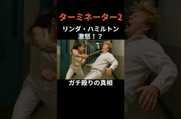 『ターミネーター2』撮影中、リンダ・ハミルトンが激怒して本気で殴った！？ #film #movie #映画 #トリビア #雑学 #shorts