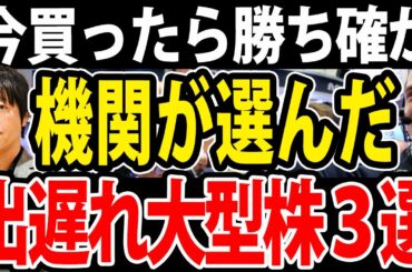 大口機関が選んだ日本株３選