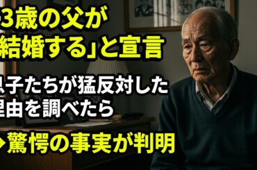 73歳の父が「結婚する」と宣言。息子たちが猛反対した理由を調べたら→驚愕の事実が判明