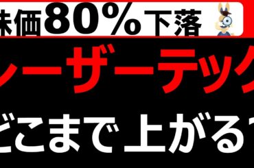 【レーザーテック】 株価80%下落も遂に底打ちで株価大きく上昇？！