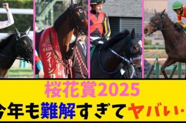 【競馬】「桜花賞2025 今年も難解すぎてヤバい…」に対する反応【反応集】