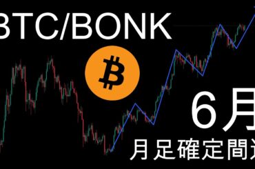 ビットコイン7月上昇か。暗号資産（仮想通貨）【BTC、BONK】
