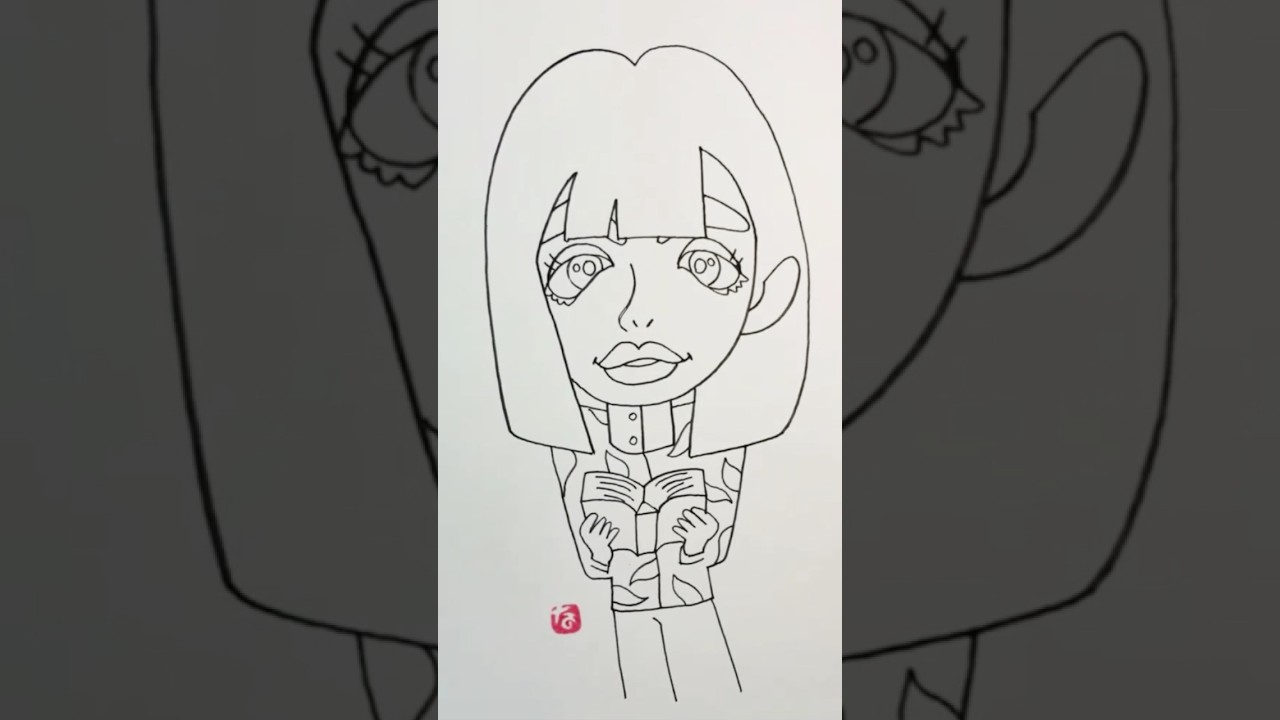 #池田エライザ  さんを描いてみた #舟を編む #NHKドラマ10 #一発描き  #似顔絵の描き方