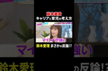 藤本美貴 キャリアと育児の考え方… 鈴木愛理 まさかの反論!?｜#あざとくて何が悪いの？ #TVer で最新話配信中！