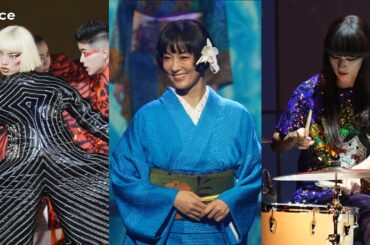 水川あさみ、初の着物ランウェイ　シシド・カフカはドラム演奏　アオイヤマダはダンス披露：第31回 Fashion Cantata from KYOTO