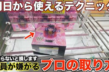 【クレーンゲーム】店員が本気で嫌がる大赤字確定の獲り方！！5000円で何個取れるの？明日からすぐ使えるテクニック！完全攻略、完全解説