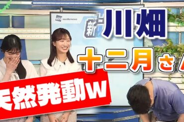 【#川畑玲 & #松本真央 & #田辺真南葉】「川畑十二月さん❓」田辺キャスターの天然回答に、川畑さん崩れ落ちる🤣 / 新キャスターお披露目【#ウェザーニュース LiVE 切り抜き】