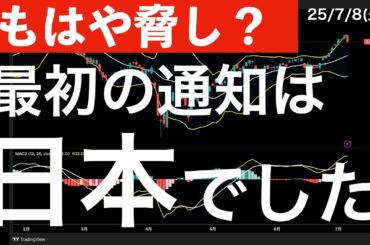 【もはや脅し？】トランプ関税の告知！最初は日本と韓国でした！