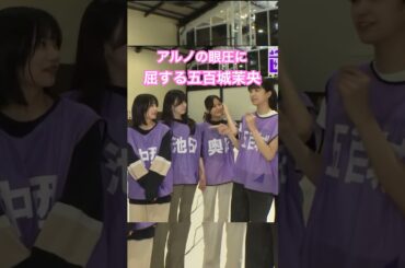 眼圧で五百城茉央に勝利するアルノ #乃木坂46 #5期生 #shorts #齋藤飛鳥