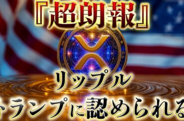 ㊗️リップルをトランプが認め、世界のトップ5の通貨に選ばれました。