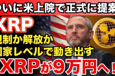 【XRP速報】絶対に売るな！リップルCEOが正式に米上院で発言へ！XRP爆上げのカウントダウンが始まる。《ビットコイン リップル XRP 仮想通貨 暗号通貨》