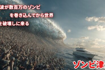 津波が数百万のゾンビを巻き込んでから世界を破壊しに来る【映画紹介】