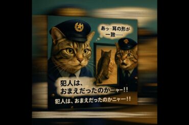🔰猫Drama📺大追跡×猫ドラマ!? にゃん視庁SSBC✨おとり作戦始動！🐾#drama #大追跡 #大森南朋 #相葉雅紀 #松下奈緒 #ちいちゃん #catvideo #chii #shorts ✨