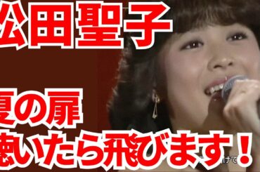 オケ消5 松田聖子 夏の扉 オケを消して歌声だけにしてみました！これ以上ない夏の神曲！をお聴き下さい ボーカルオンリー デビュー45周年