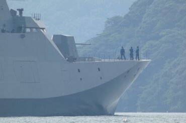 Navy Stealth Frigate Ship FFM 5 海上自衛隊 護衛艦 やはぎ ステルス フリゲート艦 もがみ 型 護衛艦 舞鶴 帰投