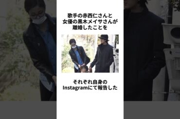 【電撃離婚】赤西仁さんと黒木メイサさんの離婚に関する雑学 #赤西仁 #黒木メイサ #離婚 #結婚 #子ども #デキ婚 #熱愛 #交際 #夫婦 #カップル #芸能人 #イケメン