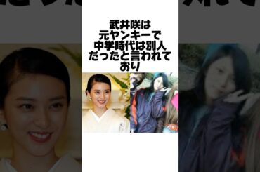 実は超ヤンキーだった武井咲の学生時代