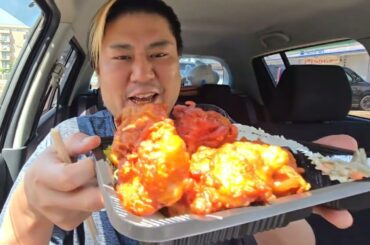 【車内飯】毎日亭 からあげ弁当