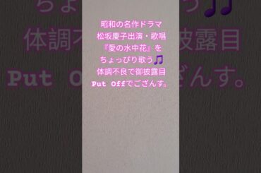 #ドラマ主題歌 #昭和の名曲 #70年代歌謡曲 #松坂慶子 #女優が歌う #70年代ドラマ #懐メロ #想い出のメロディー #昭和のポップス歌謡 #昭和のアイドル歌謡 #昭和歌謡カバー #アカペラ