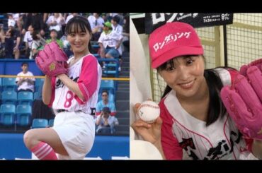 元櫻坂46 菅井友香が始球式に登場！「絶対にノーバンで届けたい！」