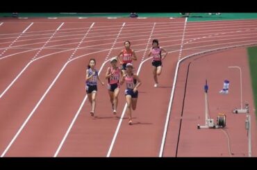 【石山華菜選手】20250712国スポ長崎県予選 少年女子B1500m1組