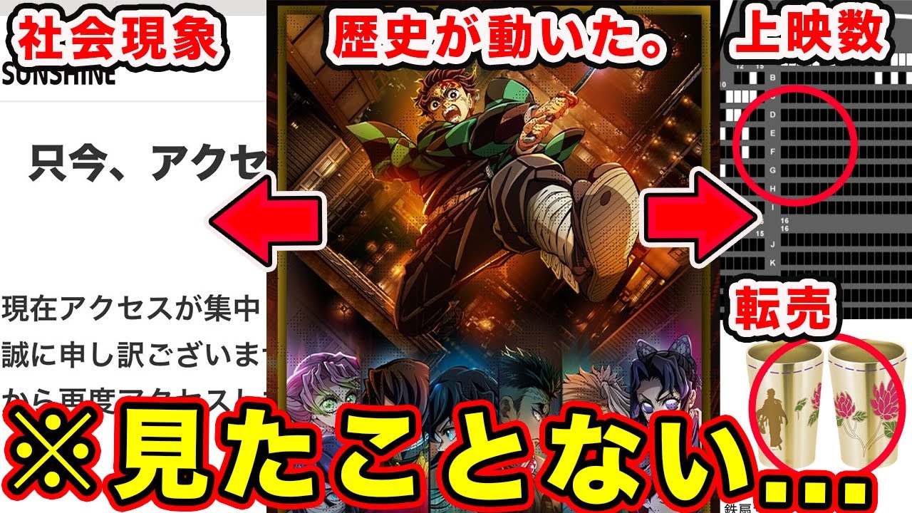 【鬼滅の刃】前代未聞の歴史を塗り替える状況に？！公開直前にとんでもないことになっている社会現象の話。『劇場版・無限城編 第一章 猗窩座再来』【最速上映】【限定グッズ】【本予告】