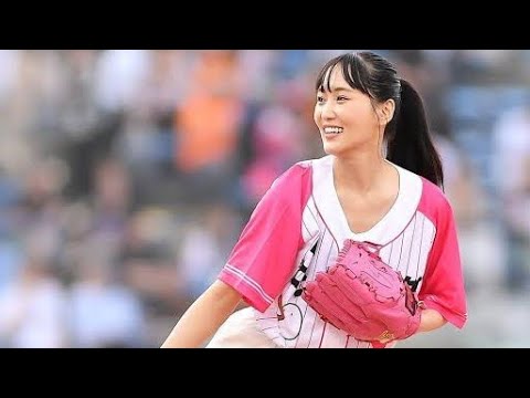 🎀⚾️ 菅井友香、ポニテ×短パン姿で豪快ワンバン投球！「悔しい…自己採点は8点💦」【神宮始球式】💖🔥