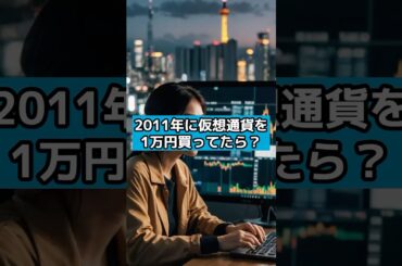【仮想通貨バブル】2011年に、もし1万円買っていたら、、、⁉︎#仮想通貨 #投資 #暗号資産 #暗号通貨 #shorts