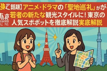 【話題】アニメ・ドラマの「聖地巡礼」が若者の新たな観光スタイルに！東京の人気スポットを徹底解説